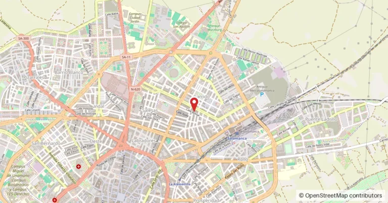 Mapa del lugar del suceso: calle Wellington