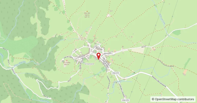 Mapa del lugar del suceso: Vilvestre